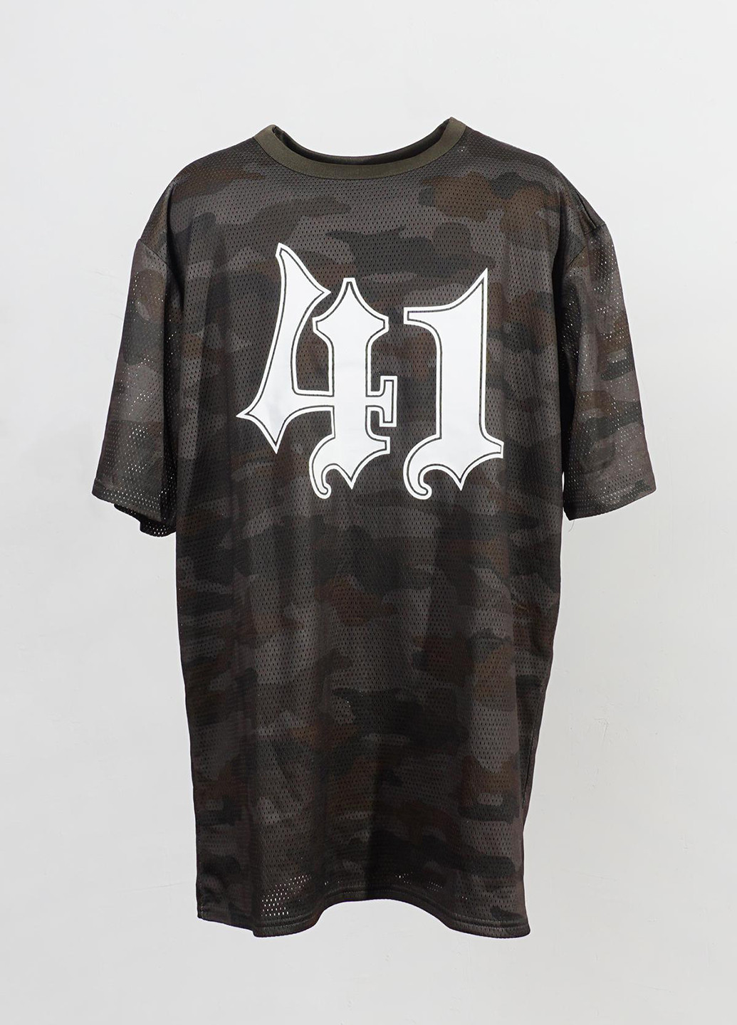Серо-коричневая летняя футболка H&M