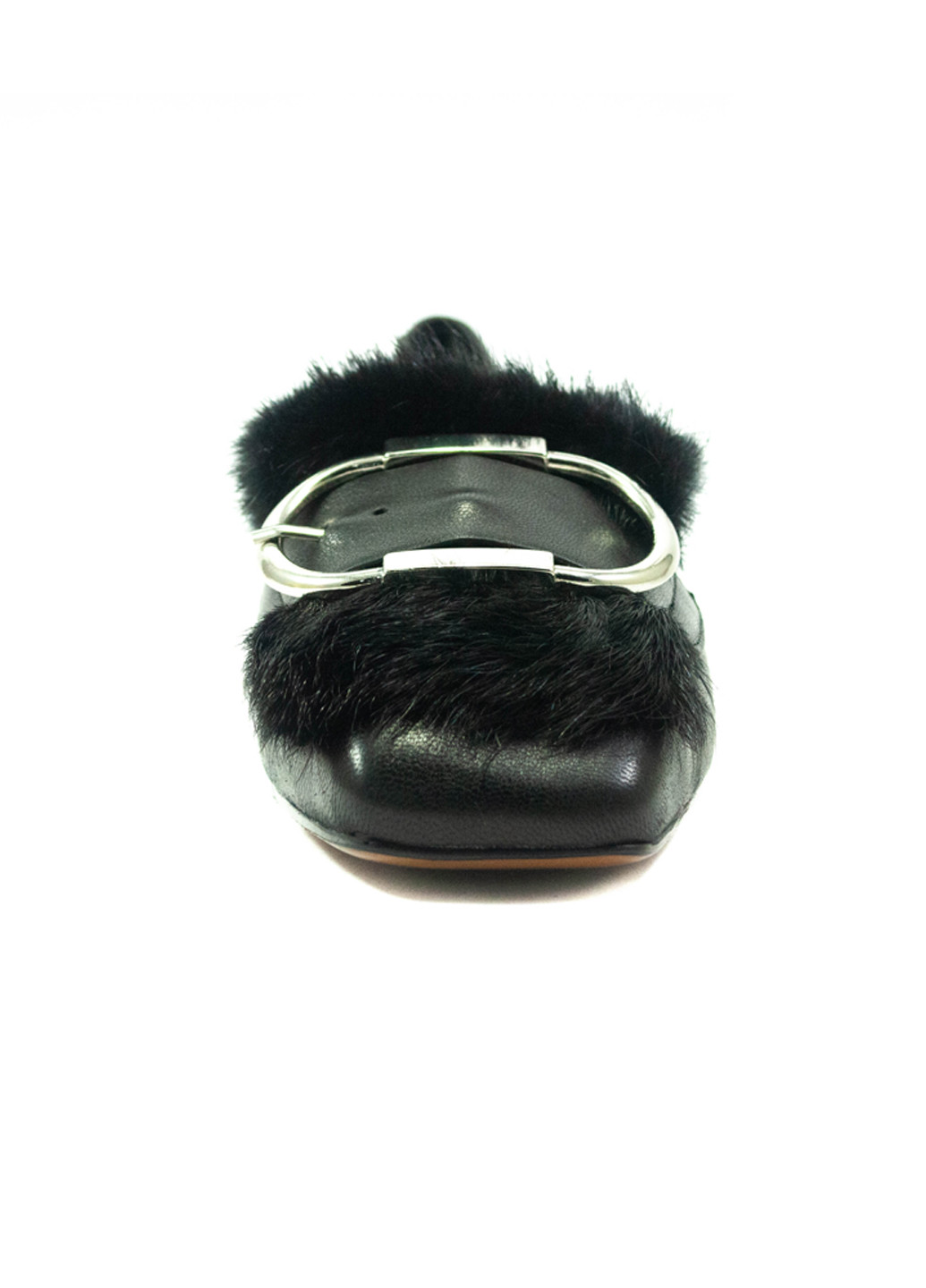 Жіночі балетки Veritas | чорні однотонні натуральна шкіра (252610426)