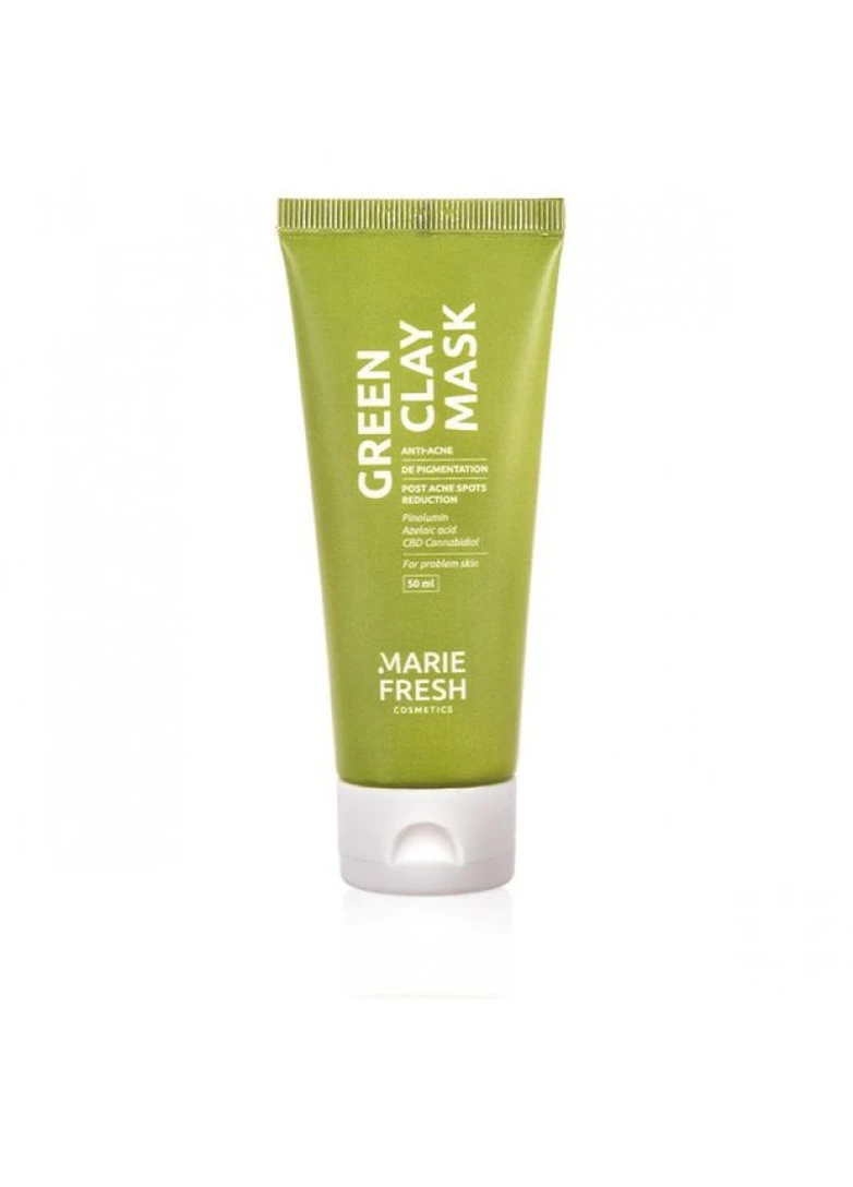 Маска для лица з зеленою глиною ANTI ACNE 50 мл Marie Fresh 4820222771023 (249979697)