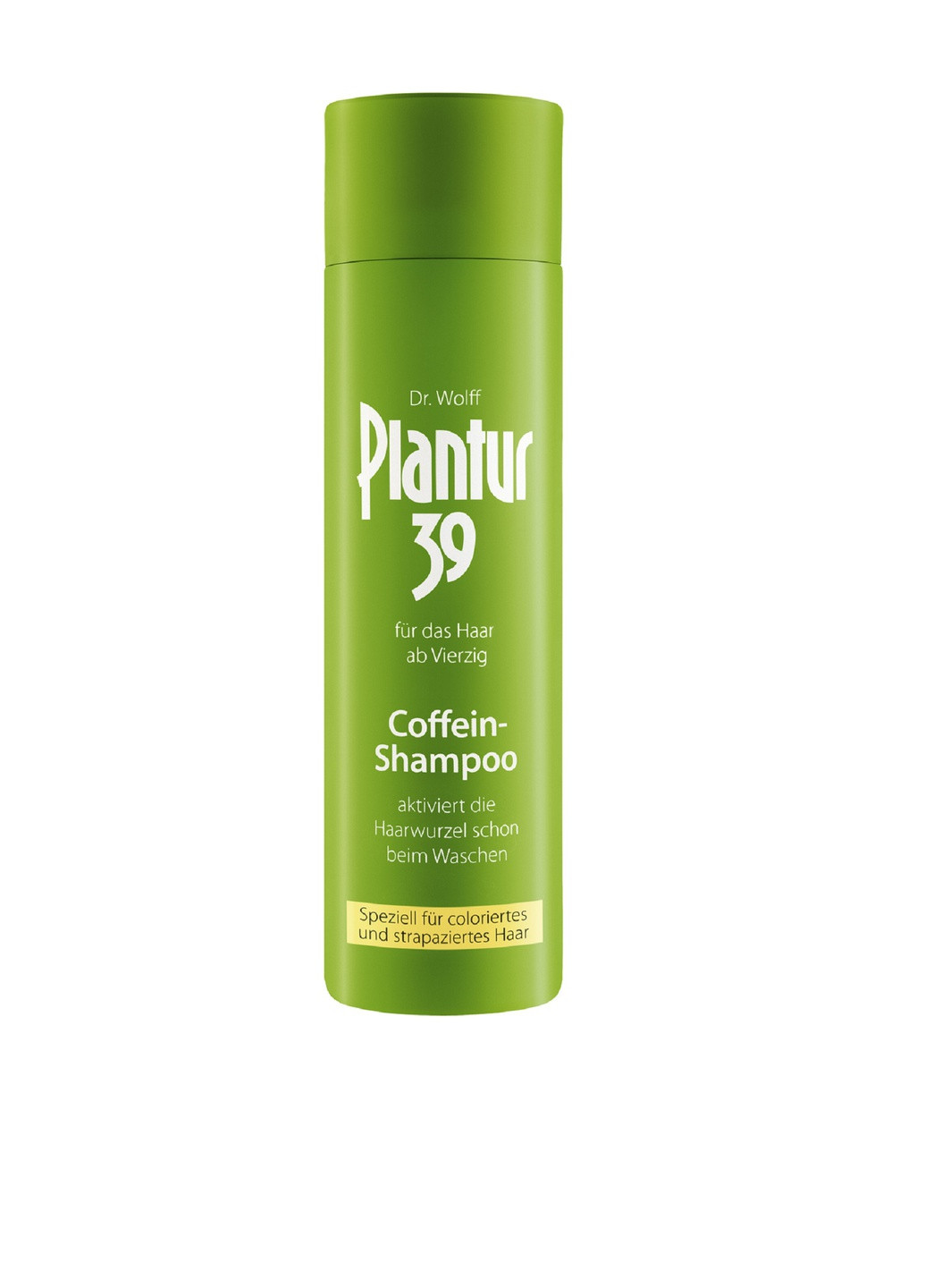 Шампунь проти випадіння пошкодженого та фарбованого волосся 250 мл Phyto-Coffein-Shampoo Plantur 39 (254551253)