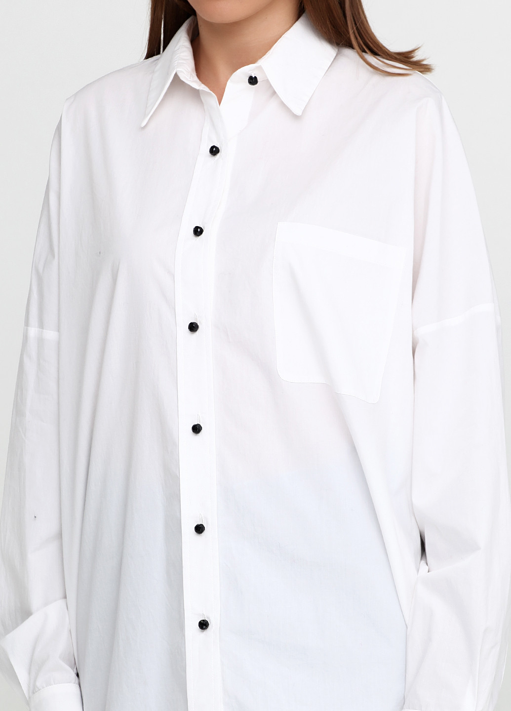 Белая кэжуал рубашка однотонная Pinko