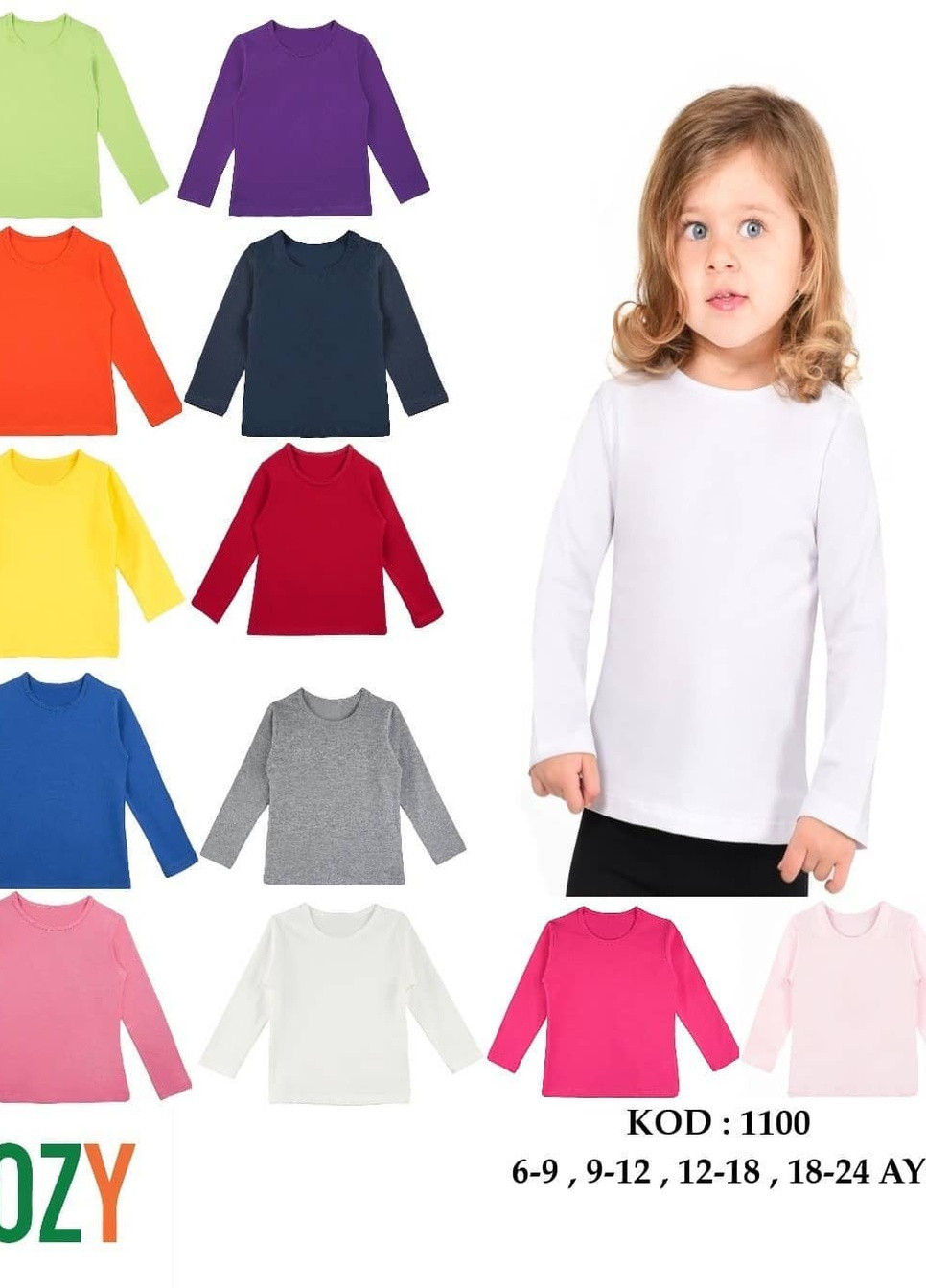 Фіолетовий джемпер з довгим рукавом та круглим вирізом Fozy (254032236)