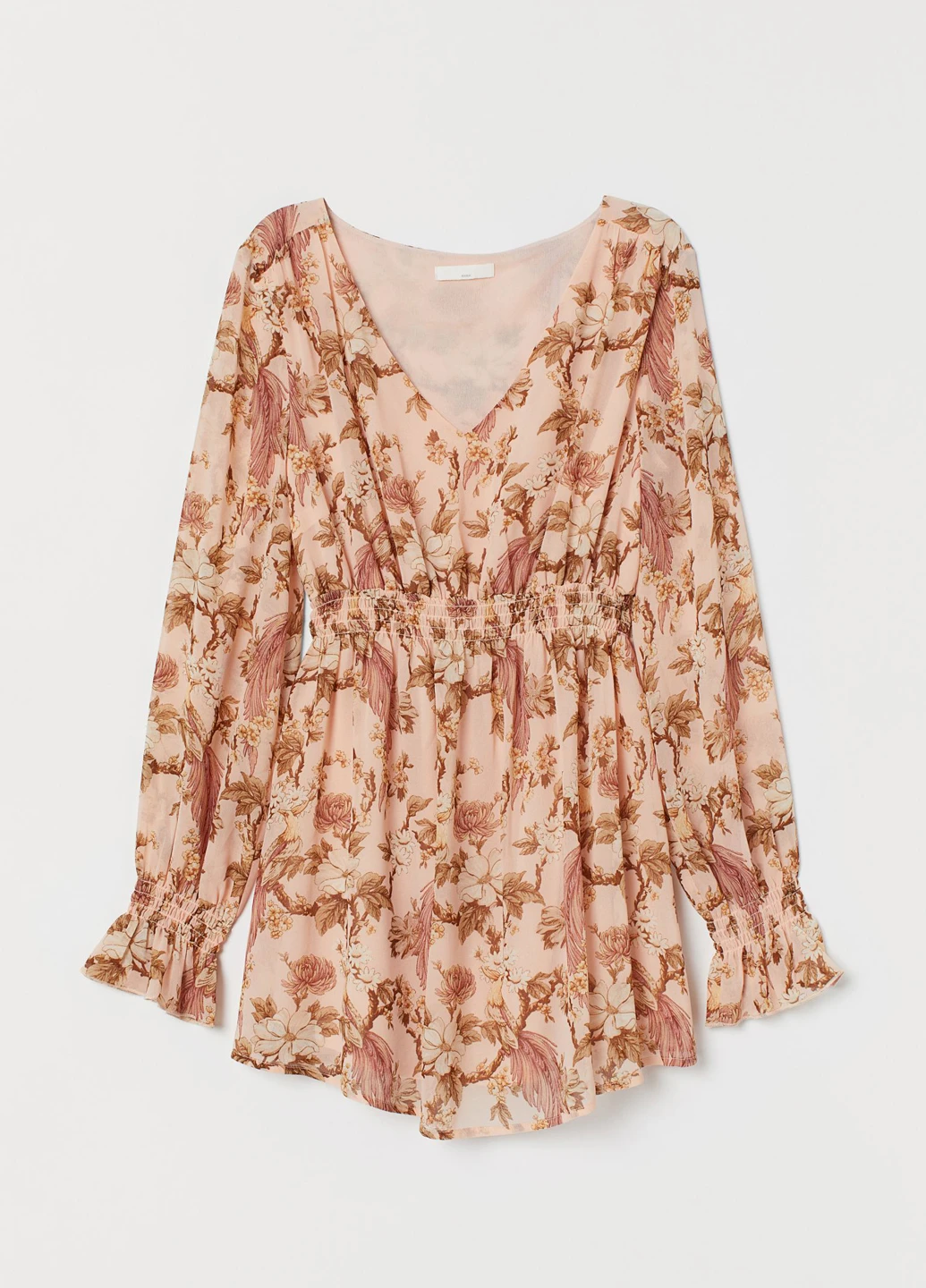 Светло-розовая блуза H&M