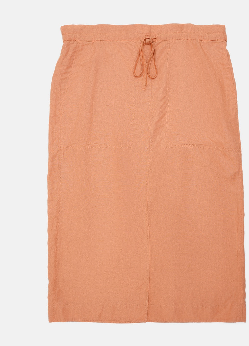 Персиковая кэжуал однотонная юбка Cos
