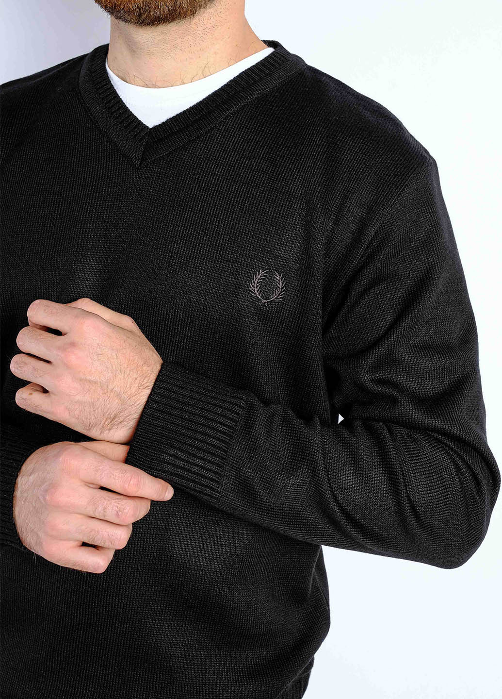 Чорний демісезонний пуловер пуловер Time of Style