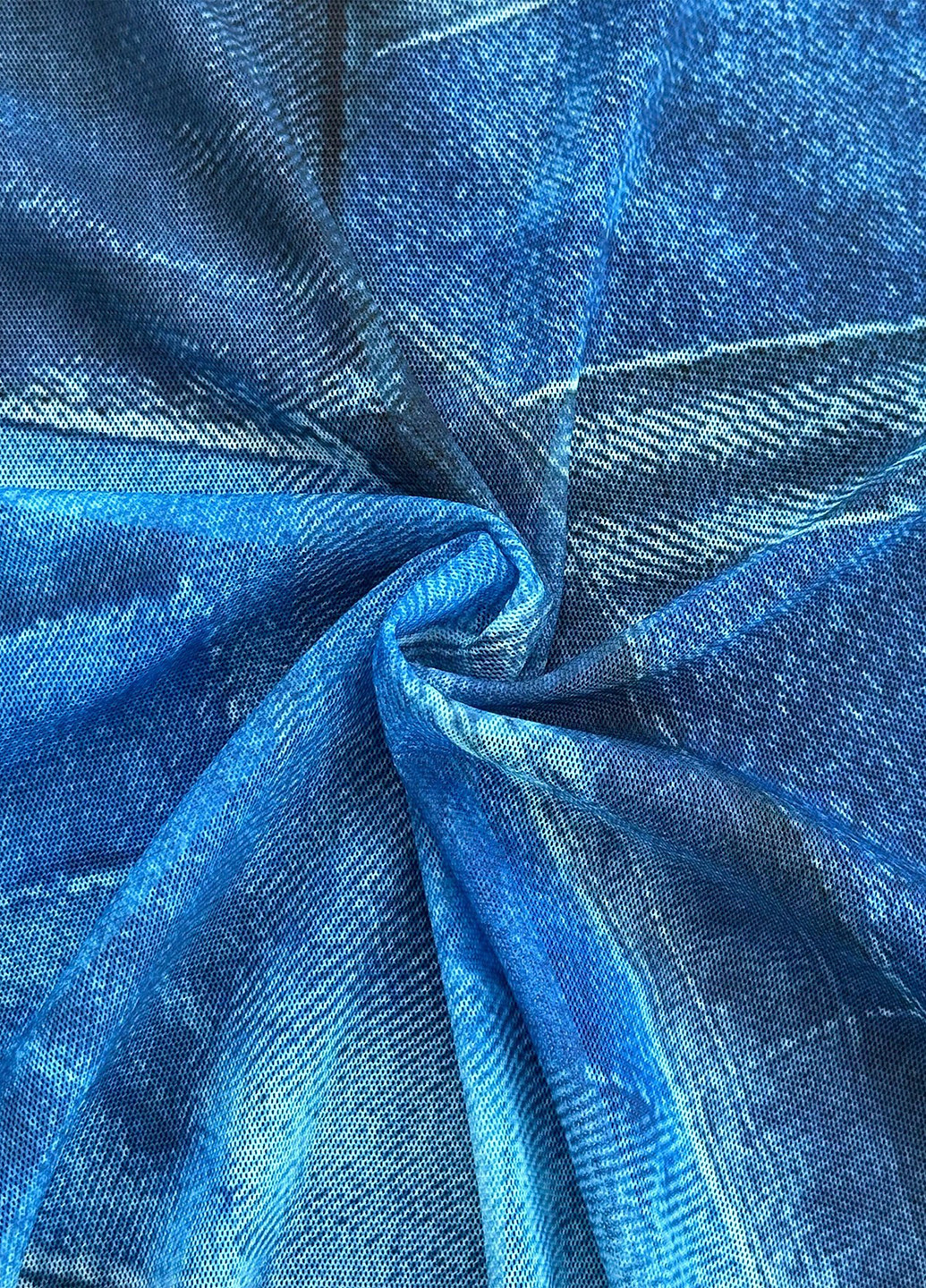 Синее кэжуал платье с открытыми плечами SHEIN колор блок