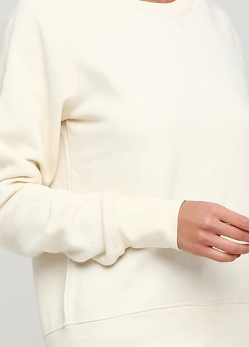 Айворі світшот Blue 84 однотонний без декору (361959967)