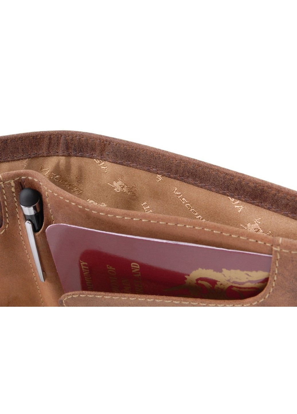 Чоловічий шкіряний гаманець 726 - Jet oil tan (RFID) Visconti (254314147)