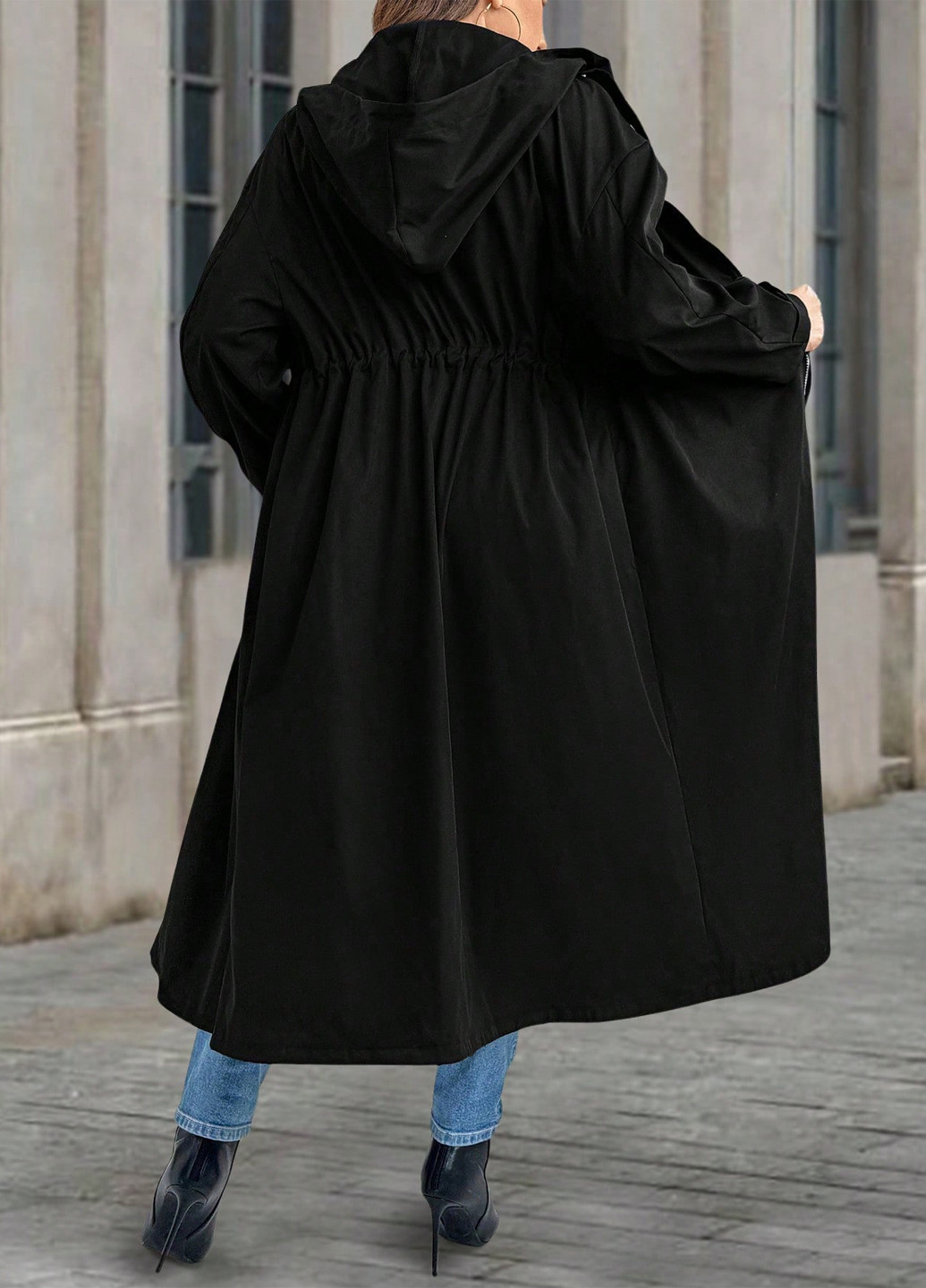 Плащ SHEIN на блискавці демісезон (342382803)