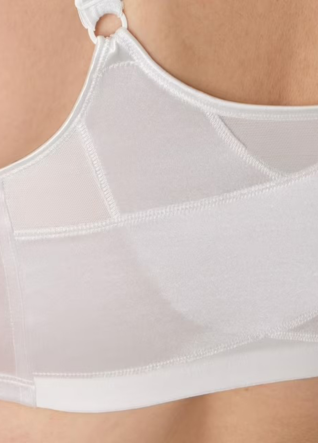 Белый минимайзер бюстгальтер Playtex без косточек спандекс, нейлон