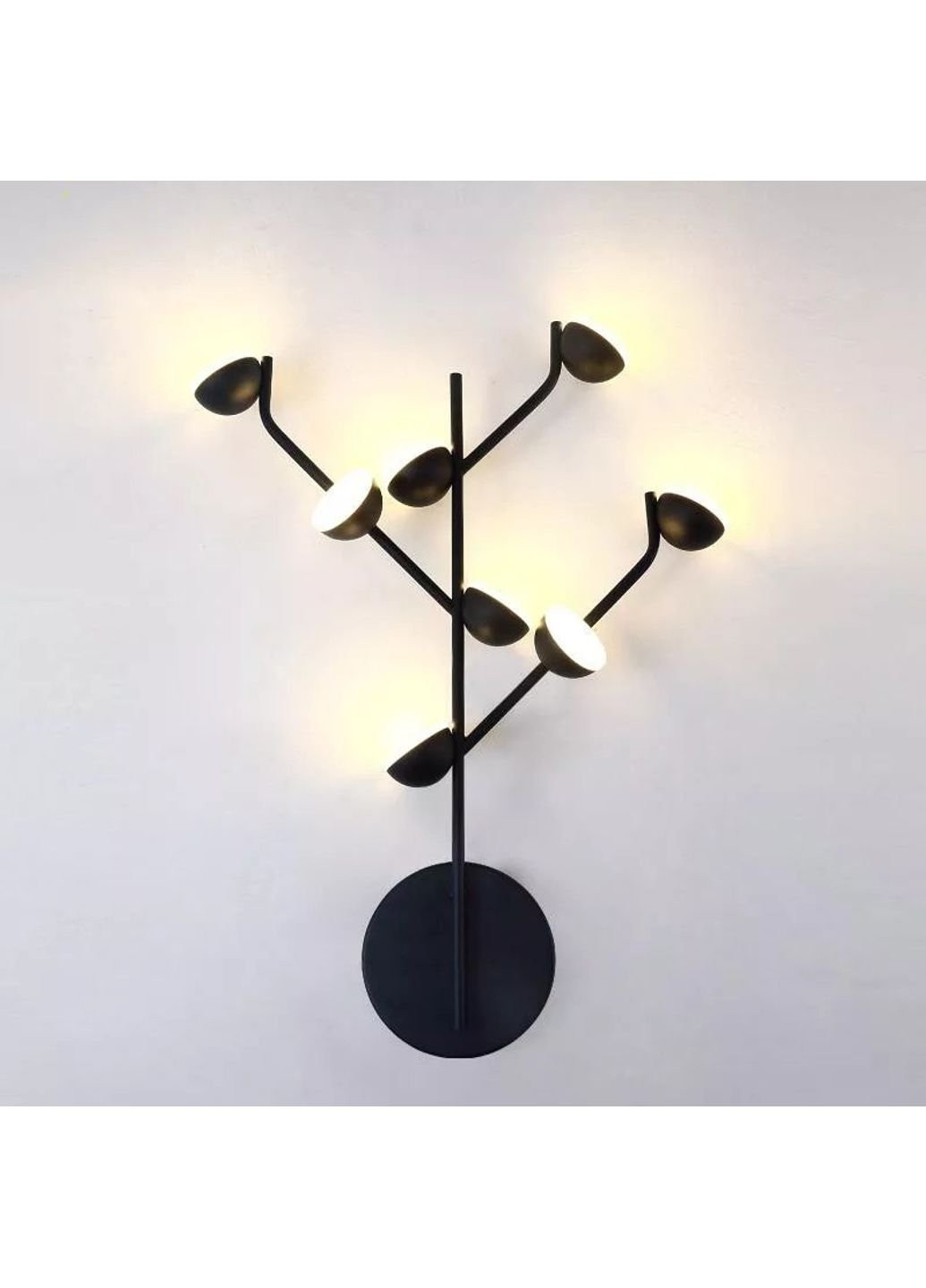 Бра настінна LED X8001/D8-bk-k Чорний 47х38х9 див. Sunnysky (253542763)