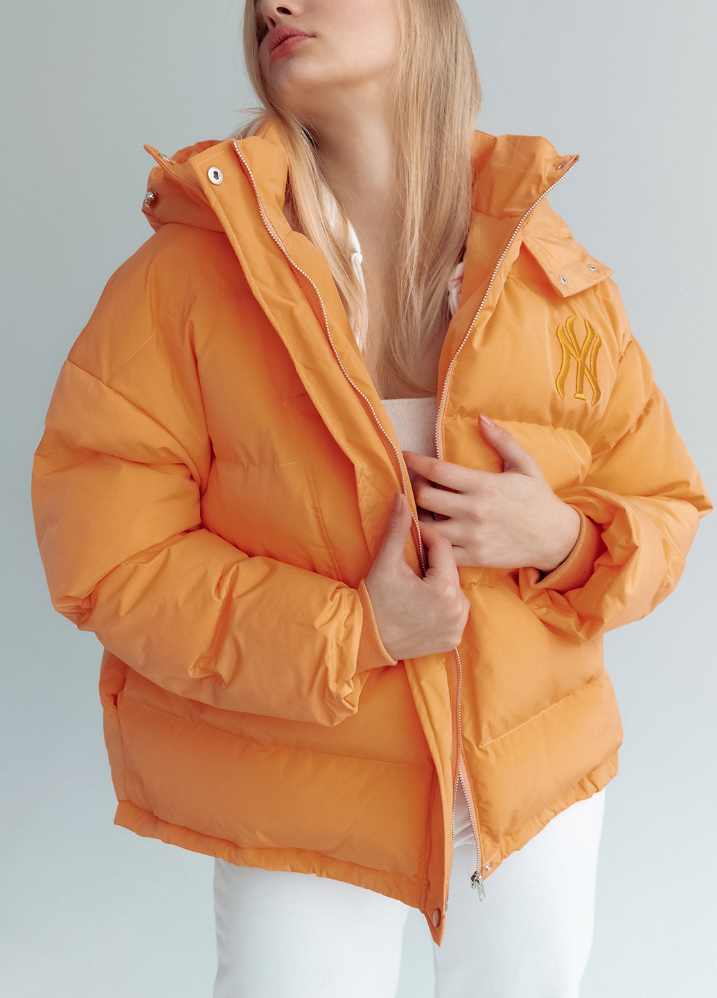 Оранжевая демисезонная куртка Remix