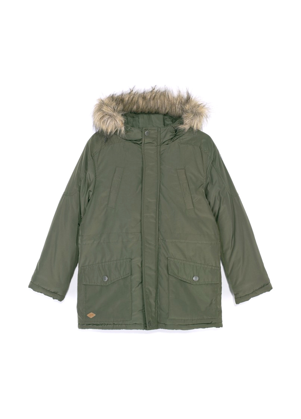 Оливкова (хакі) зимня куртка Coccodrillo