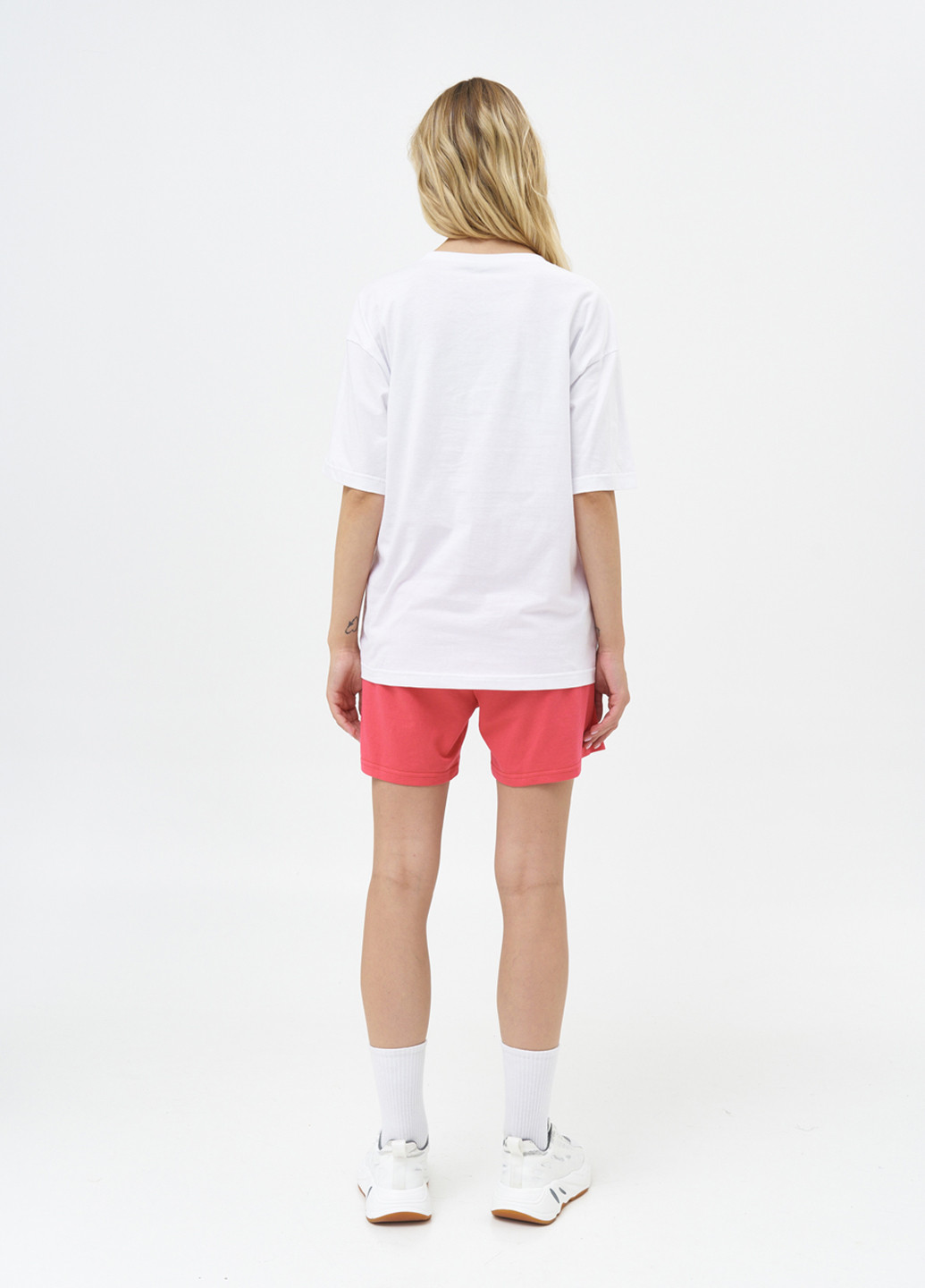 Біла літня футболка жіноча оверсайз KASTA design