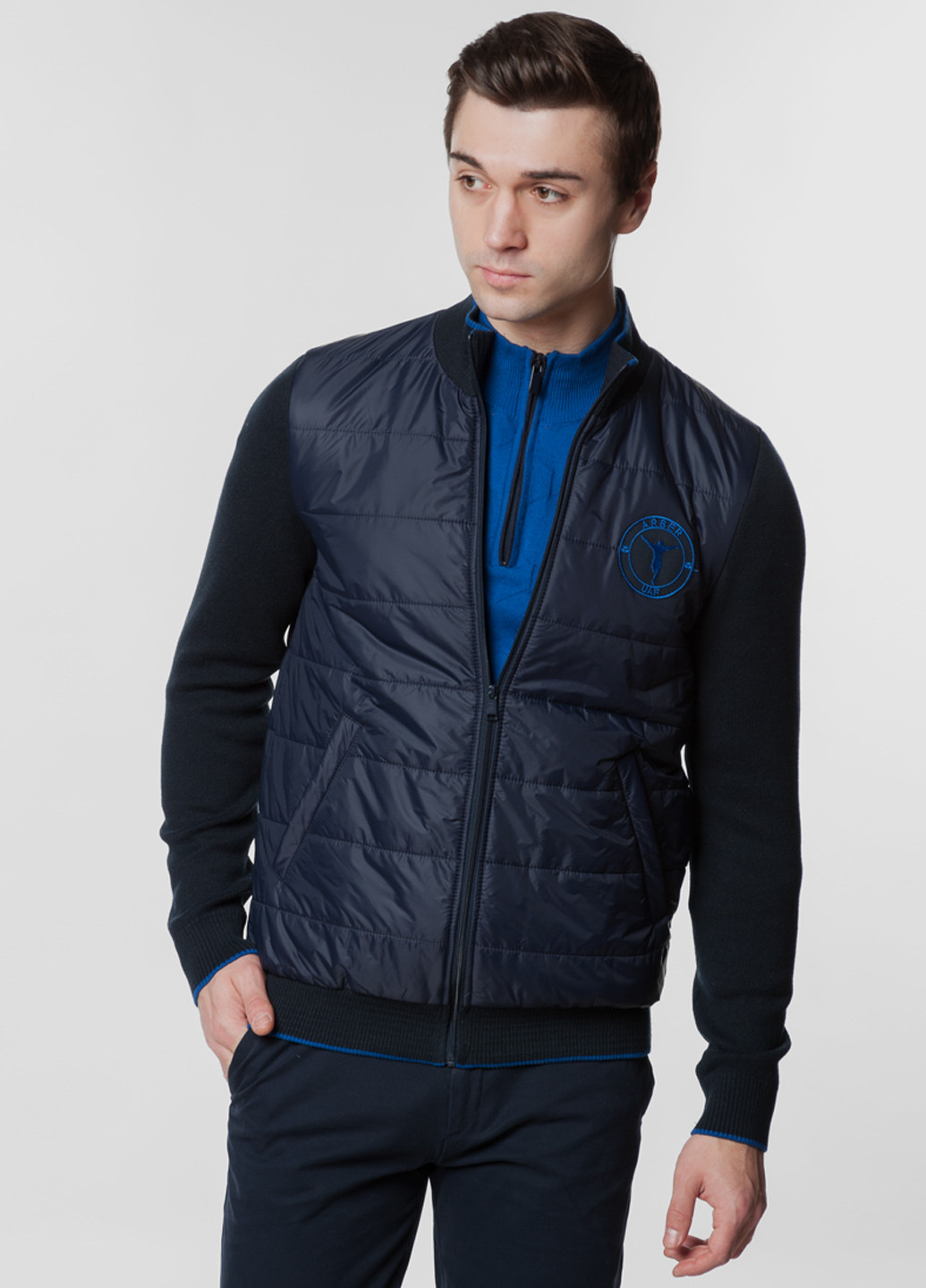 Синяя демисезонная куртка мужская Arber Jacket MIX ASKR-34