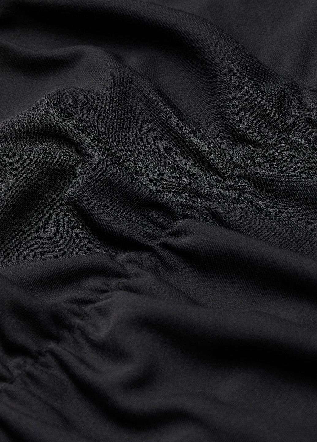 Черное кэжуал платье H&M однотонное