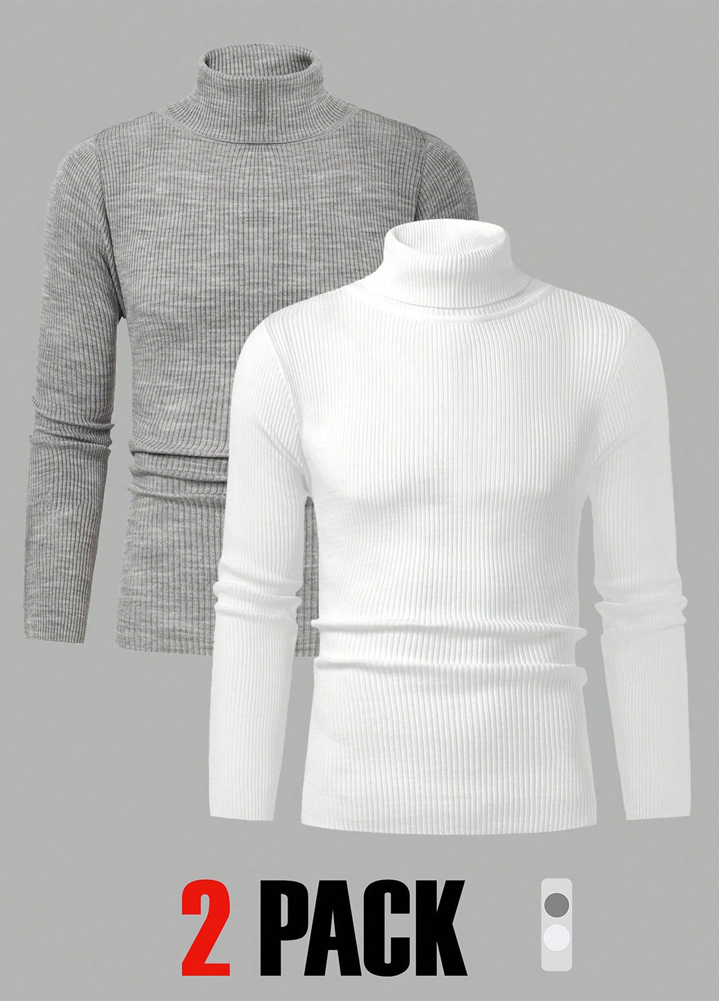 Комбінований демісезонний светр (2 шт.) SHEIN