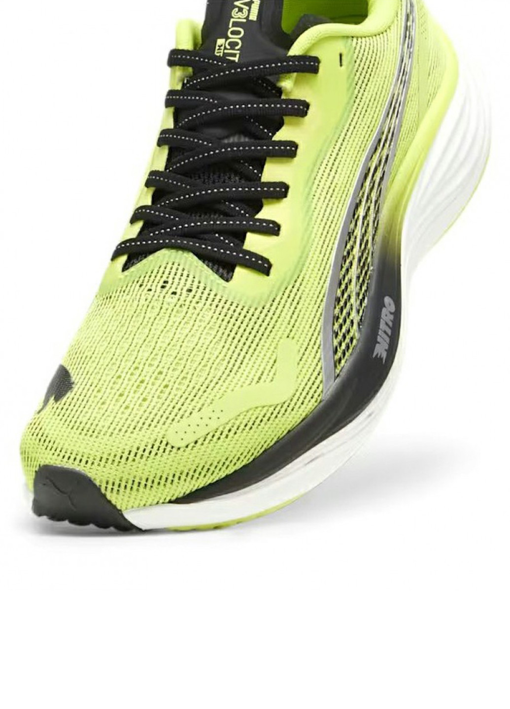 Салатовые летние кроссовки Puma Velocity NITRO 3