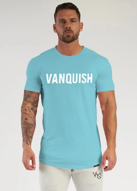 Блакитна футболка VQH