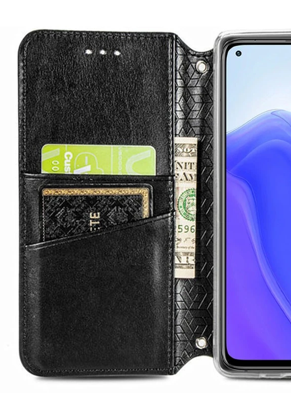 Шкіряний чохол книжка Mandala (PU) для Xiaomi Mi 10T / Mi 10T Pro Чорний (is_00000041398_7) Getman (237834759)