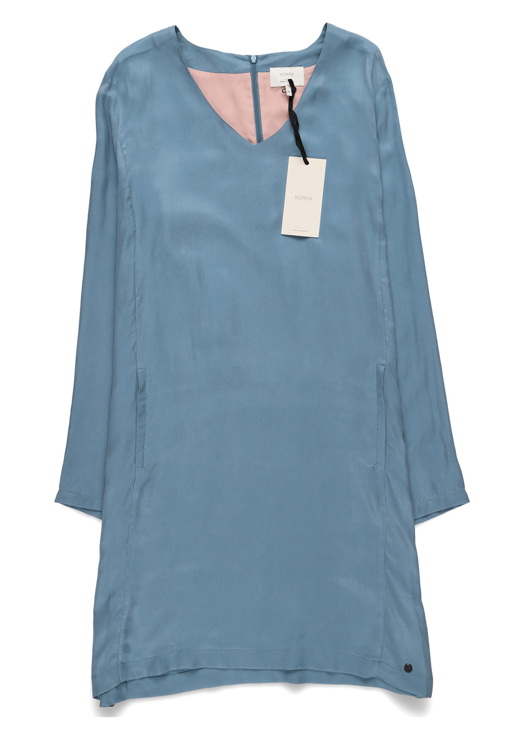 Синя кежуал сукня а-силует Numph однотонна