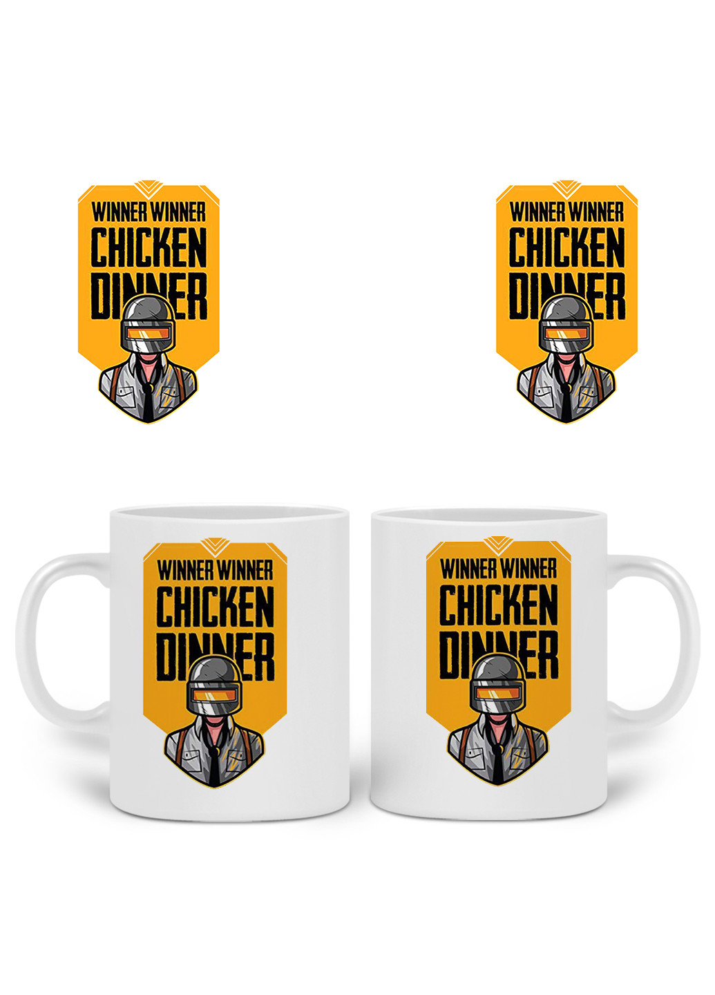 Кружка Пубг Пабг (Pubg) 330 мл горнятко керамічне (20259-1182) MobiPrint (219774685)