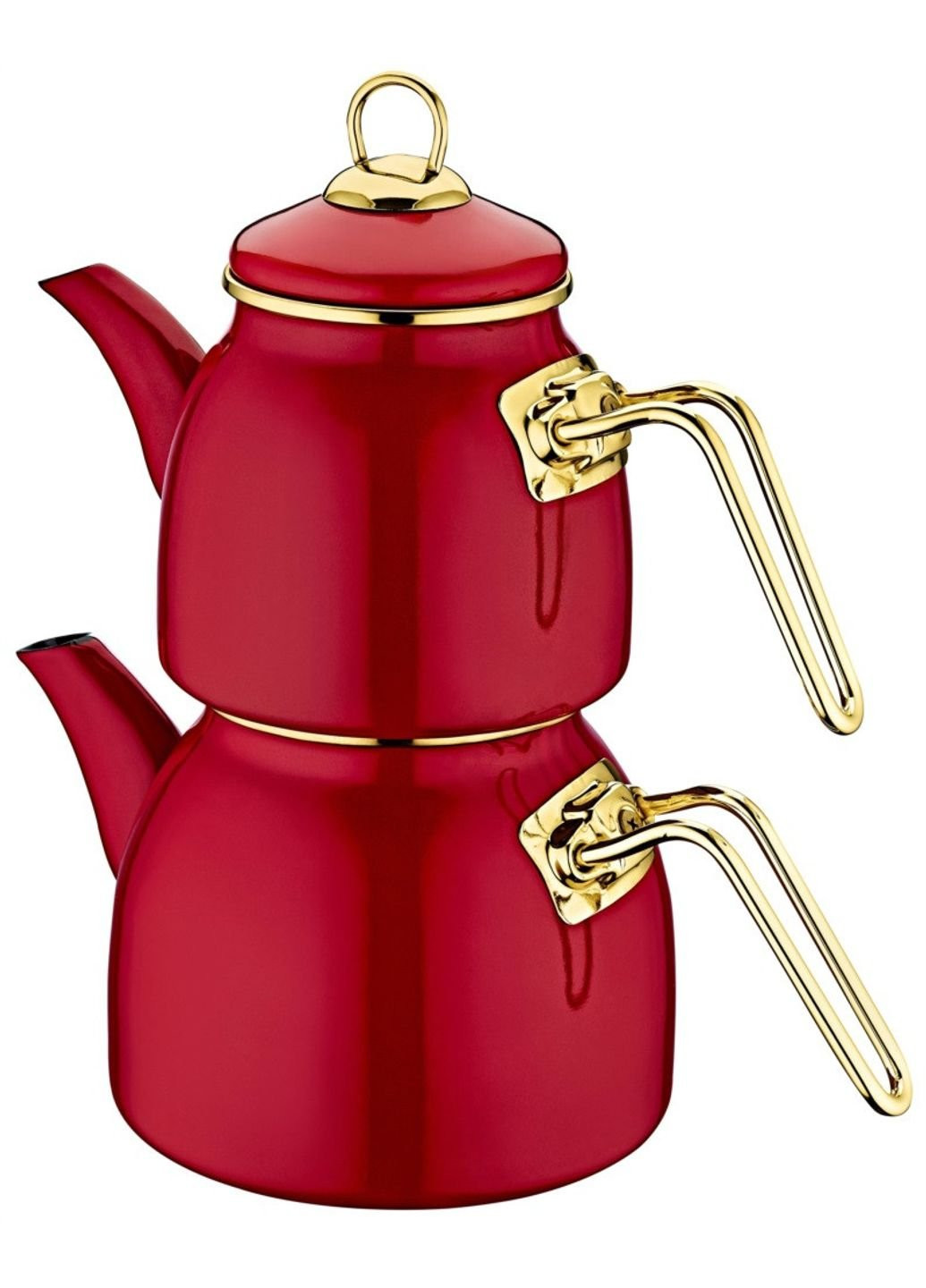 Набір чайників 10800-Red 2 шт червоний OMS (253627205)