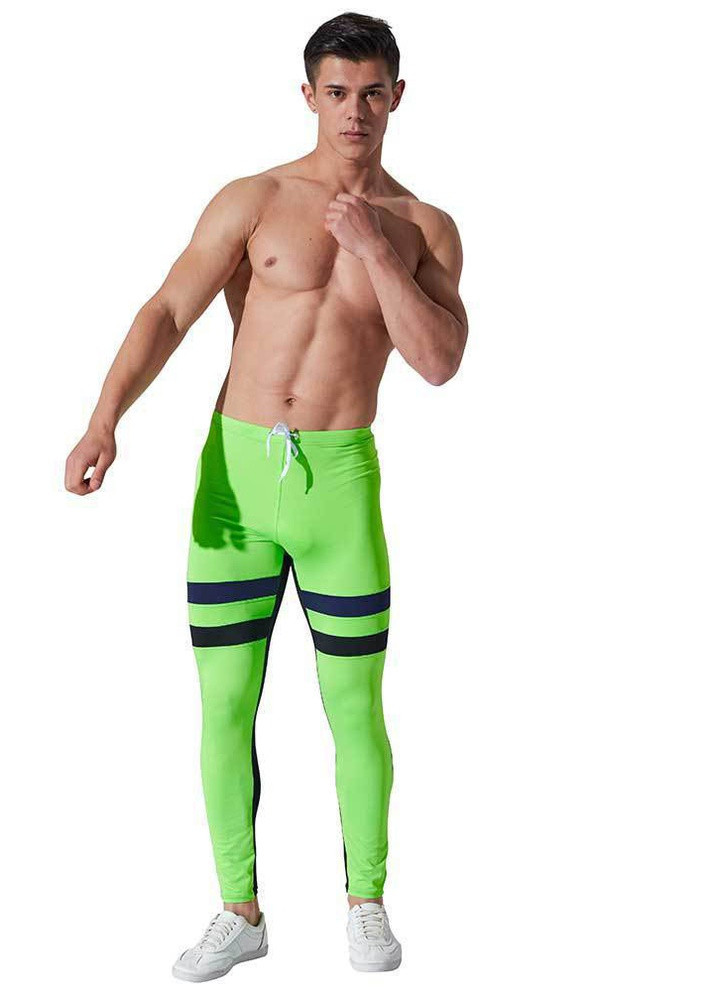 Зеленые демисезонные стильные спортивные штаны AQUX