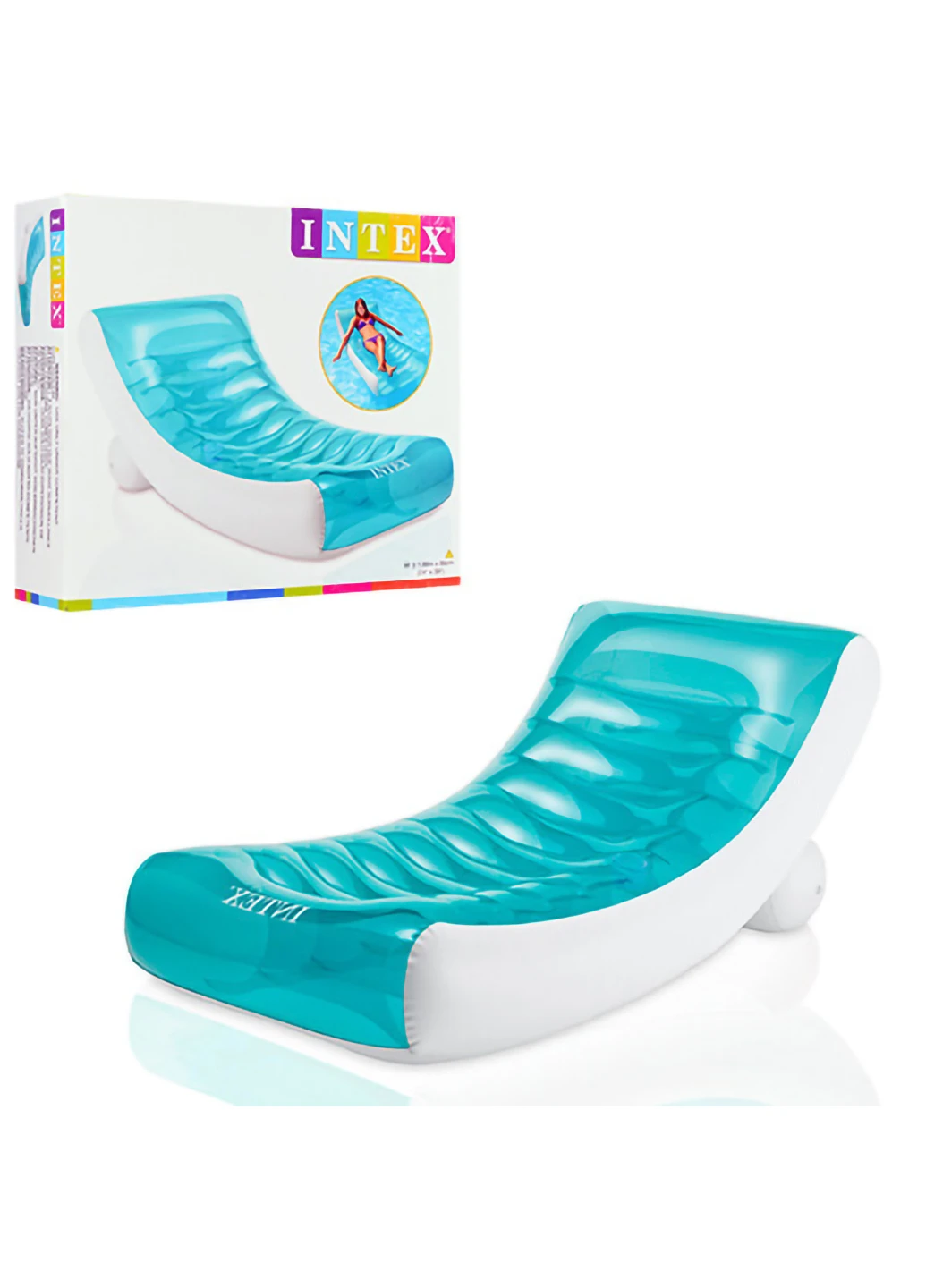 Надувное кресло 188х99 см Intex (253174960)