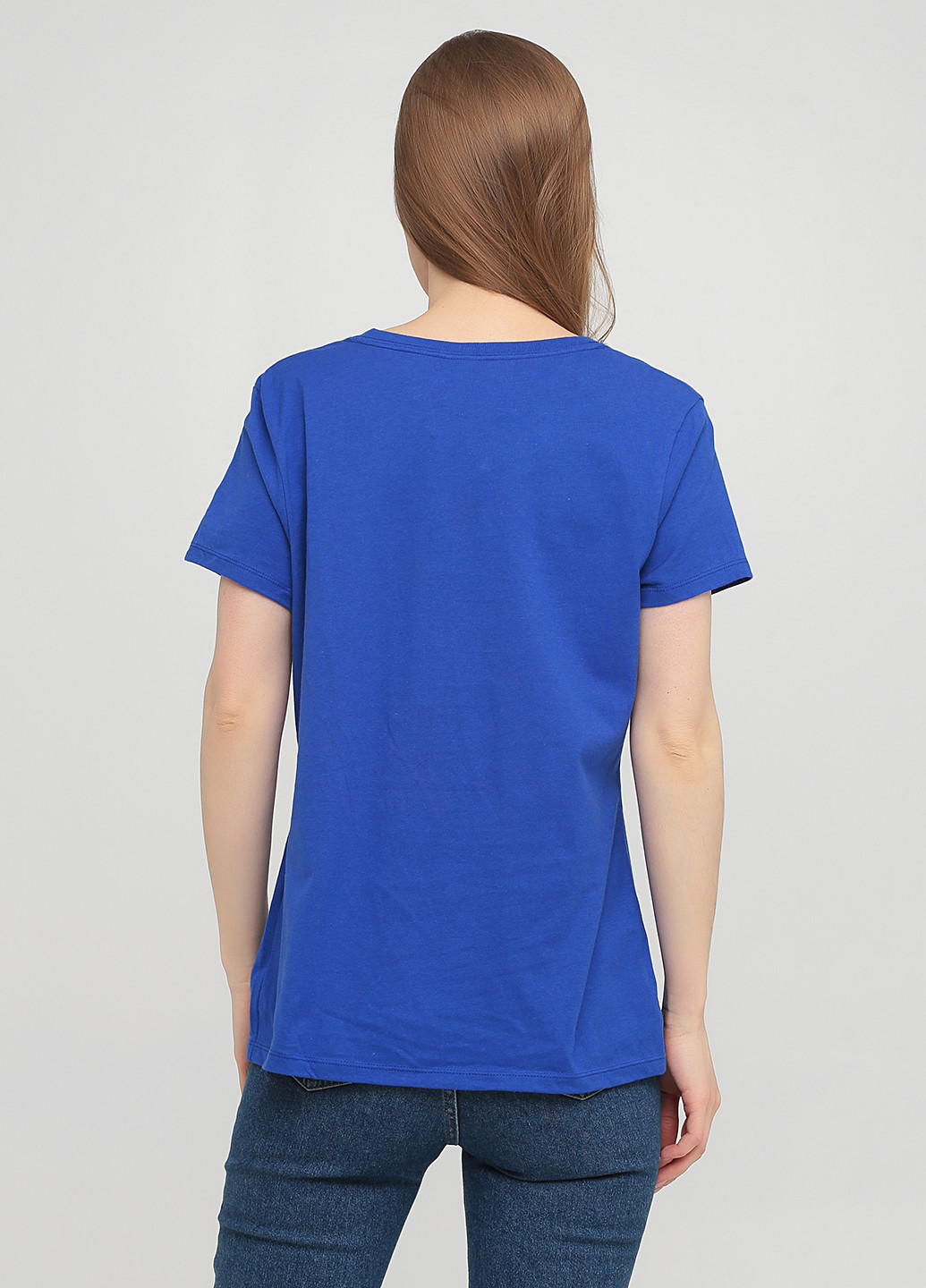 Синя літня футболка Hanes