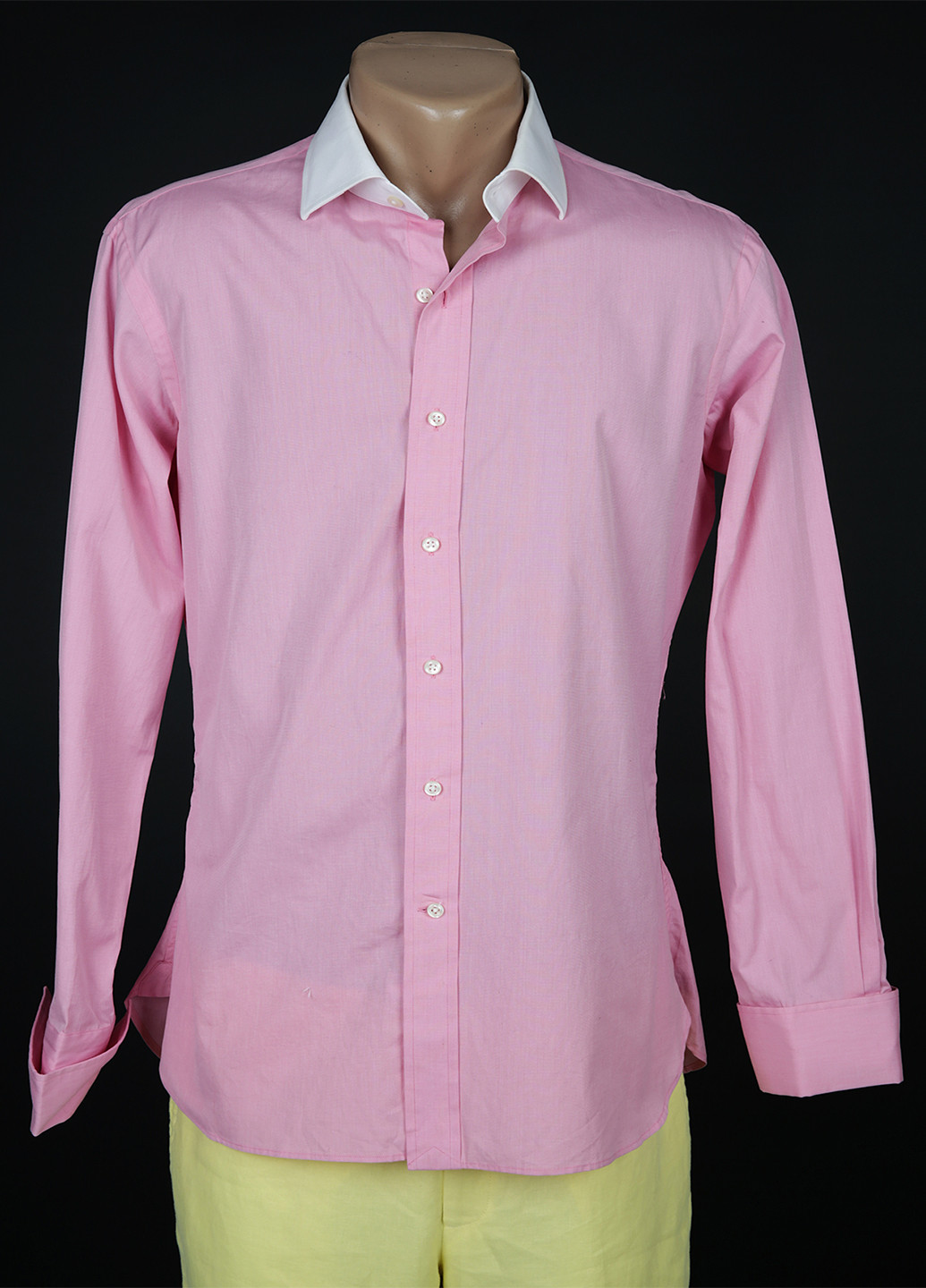 Розовая кэжуал рубашка однотонная Ralph Lauren