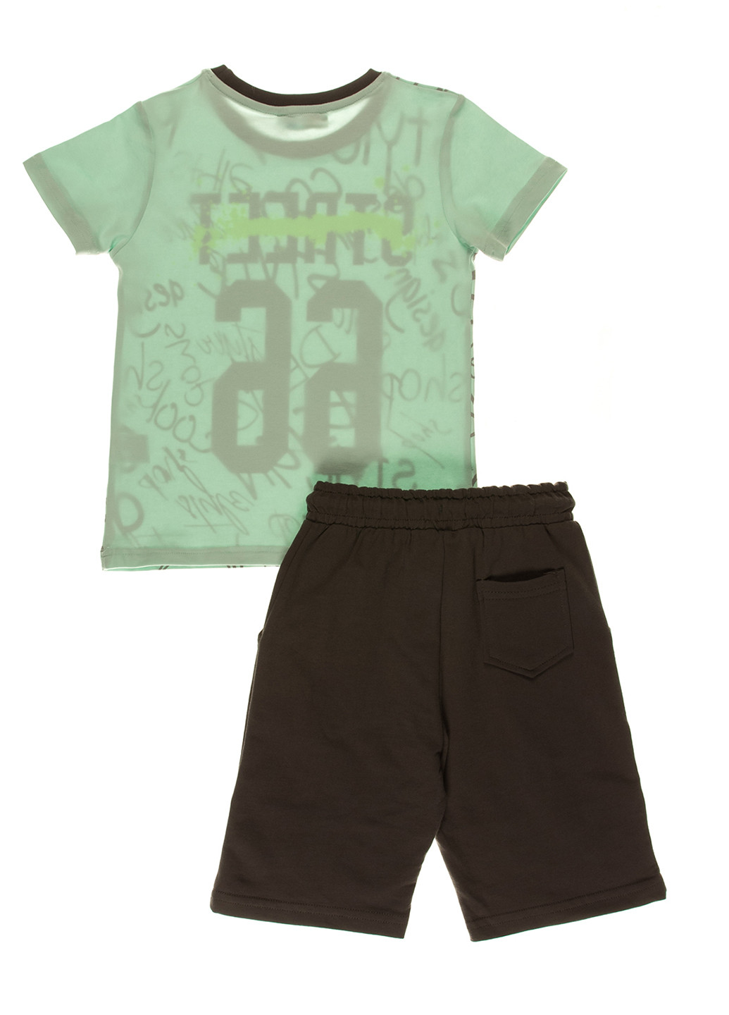 Серый летний комплект (футболка, шорты) Mackays