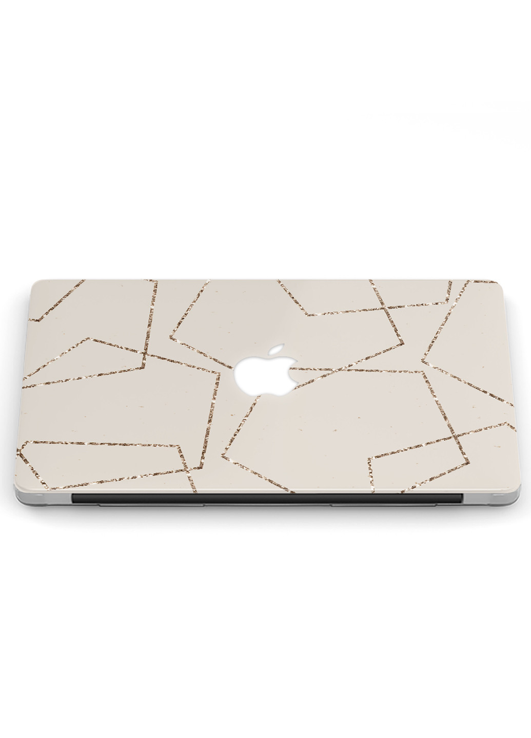 Чехол пластиковый для Apple MacBook Pro Retina 15 A1398 Бежевые фигуры (Beige figures) (6353-2344) MobiPrint (218865670)