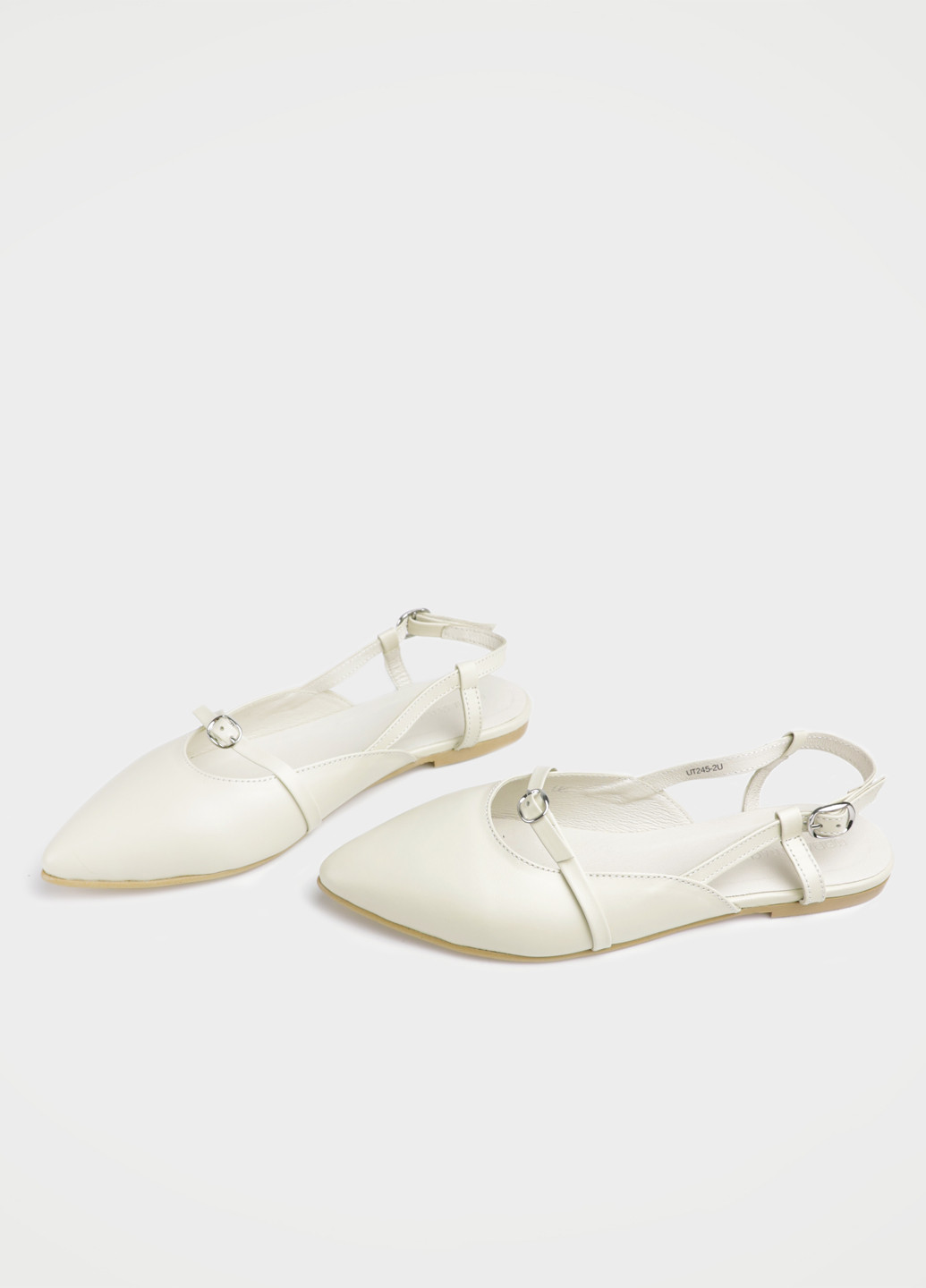 URBAN TRACE Туфли слингбеки молочный з натуральная кожа, китай — лето (350598150)