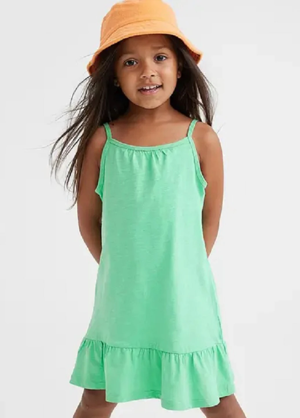 Зелёное платье H&M (334734529)