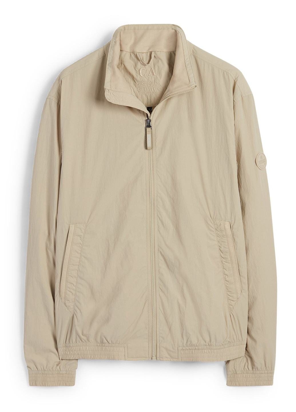 Бежева демісезонна куртка C&A