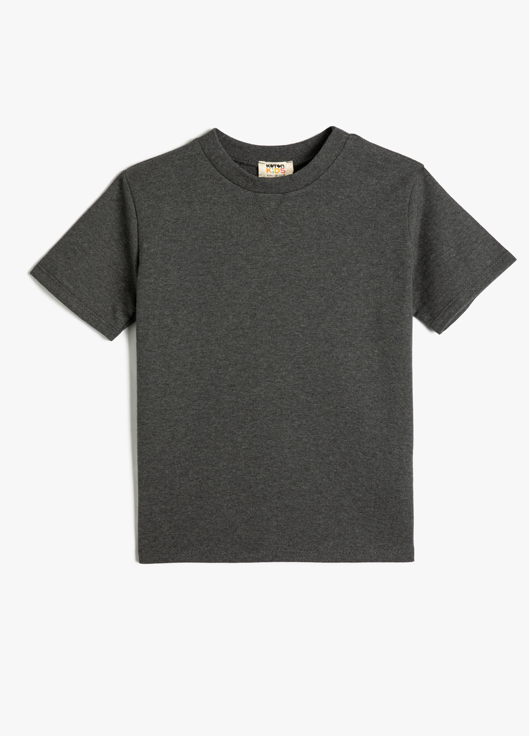 Темно-сіра літня футболка KOTON