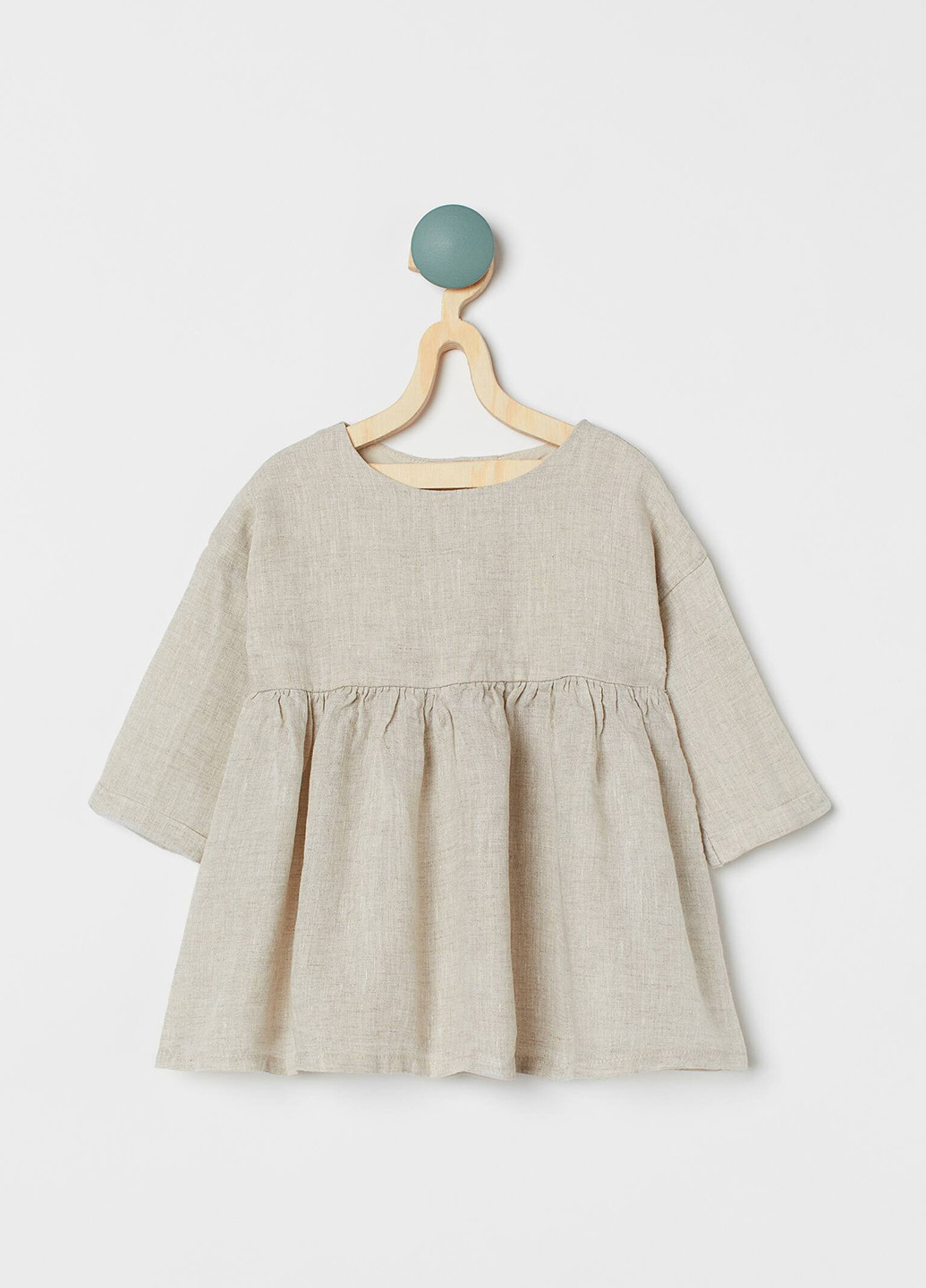 Светло-бежевое платье H&M (308810464)