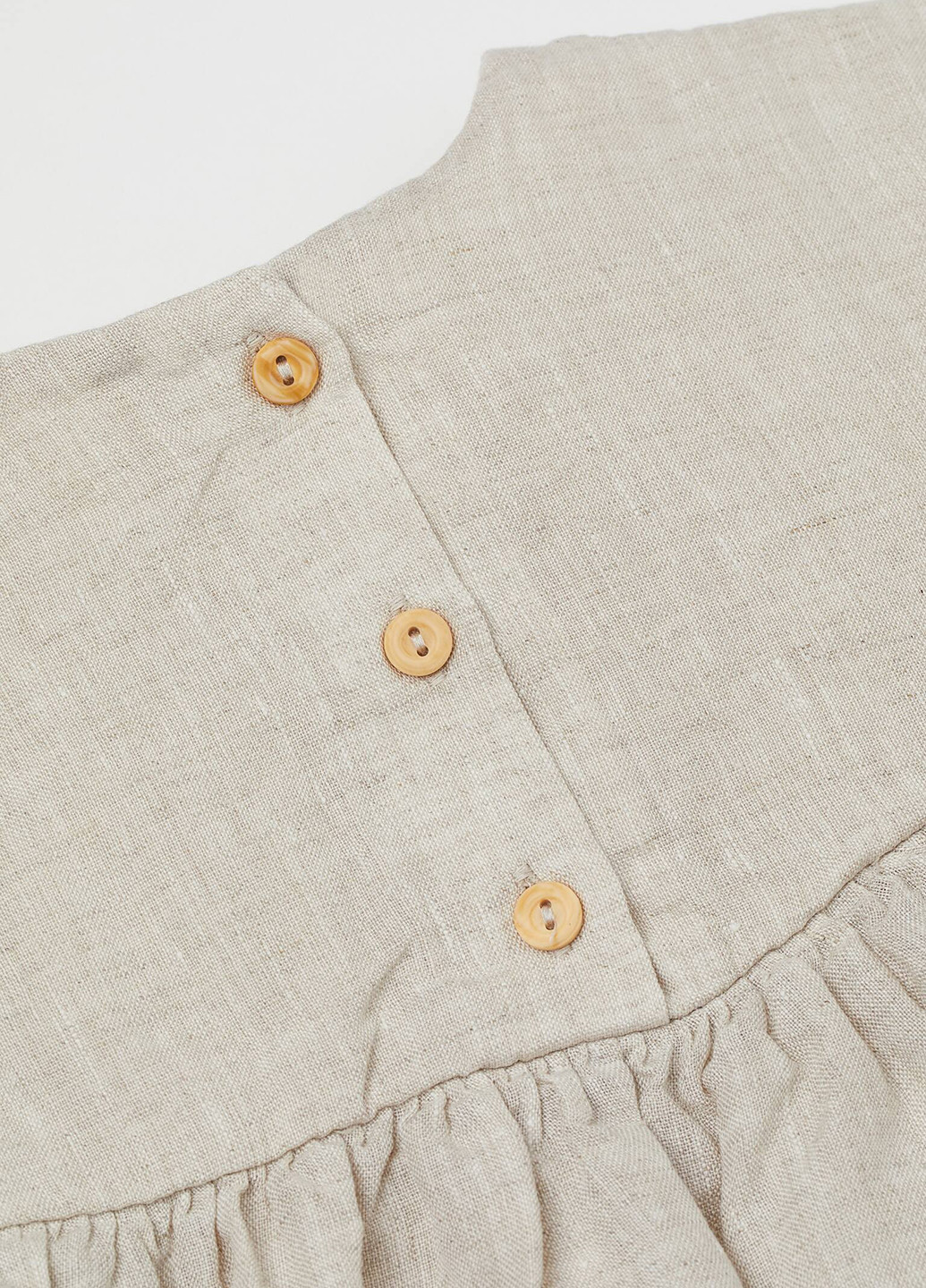 Светло-бежевое платье H&M (308810464)