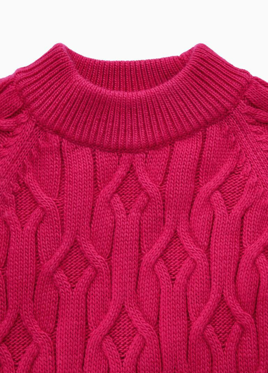 Фуксиновий (колору Фукія) зимовий светр джемпер Cos