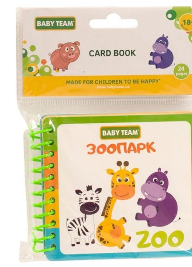 Развивающая игрушка Игрушка-книжка Зоопарк (8731) Baby Team (254069166)