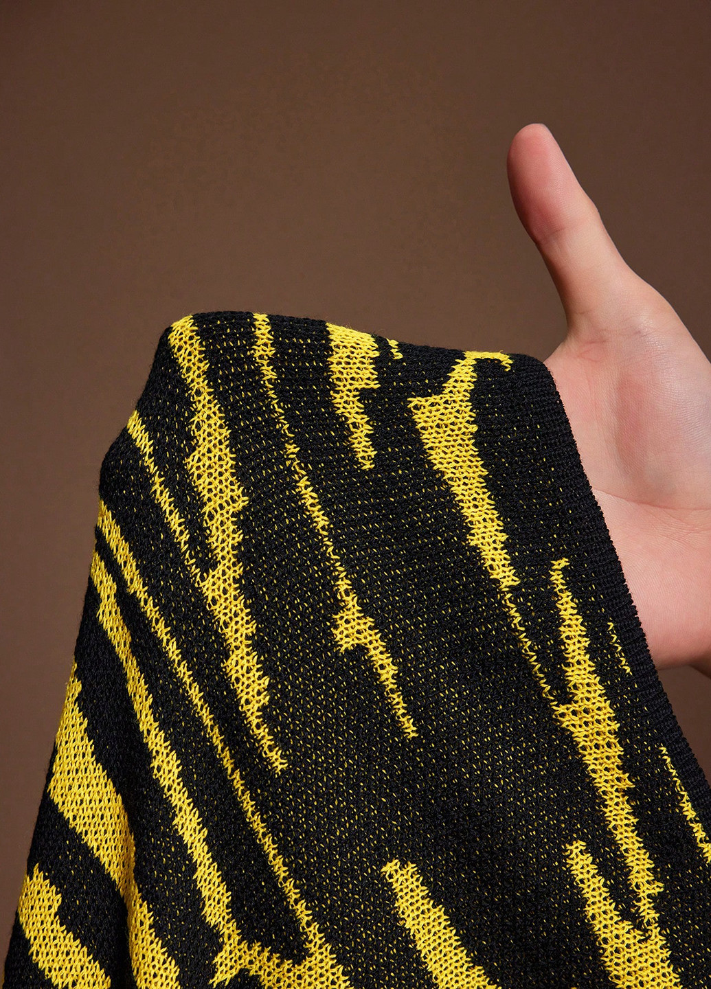 Комбінована вечірня, кежуал сукня силуетна, з відкритими плечима SHEIN тигровый