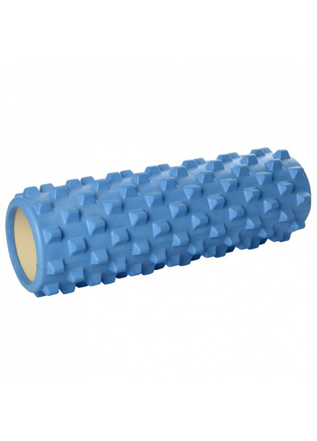 Массажный ролик Grid Roller PRO 45 см голубой (роллер, валик, цилиндр) EasyFit (237657539)