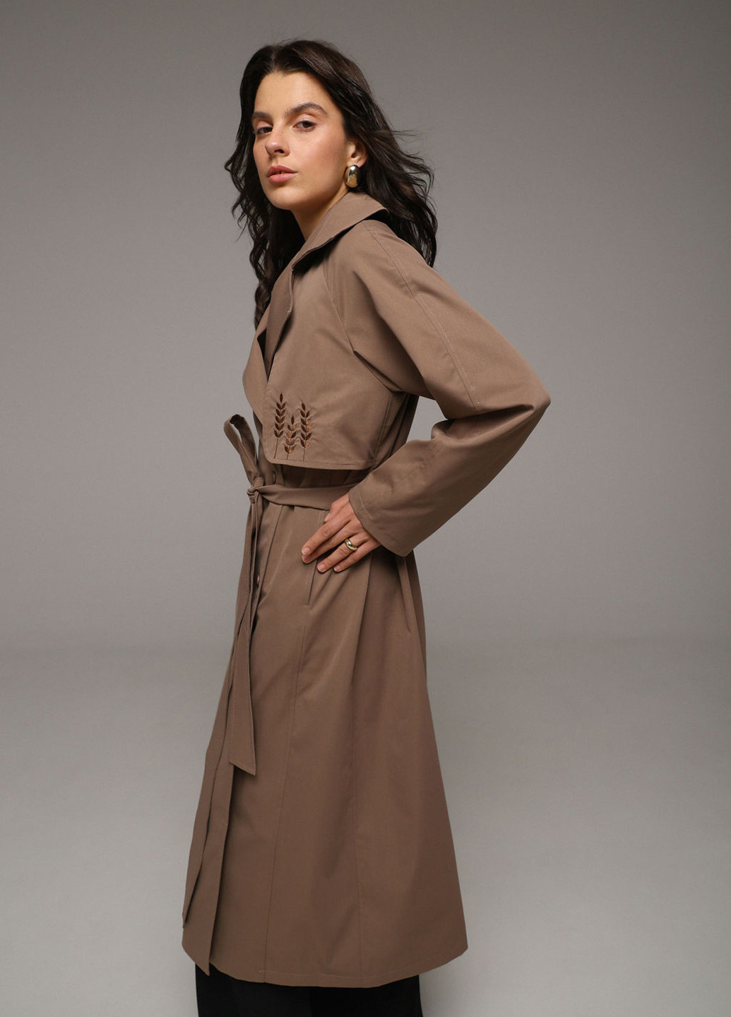 Плащ Anna Yakovenko на кнопках демісезон (303195628)