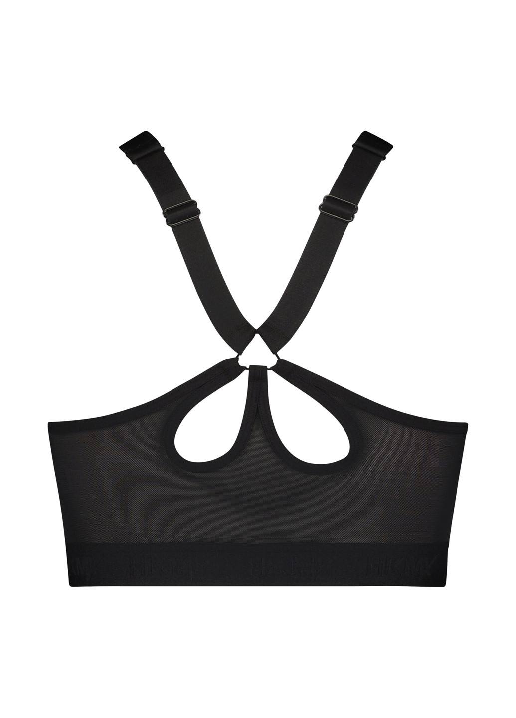 Чорно-білий топ бюстгальтер Hunkemoller без кісточок поліамід