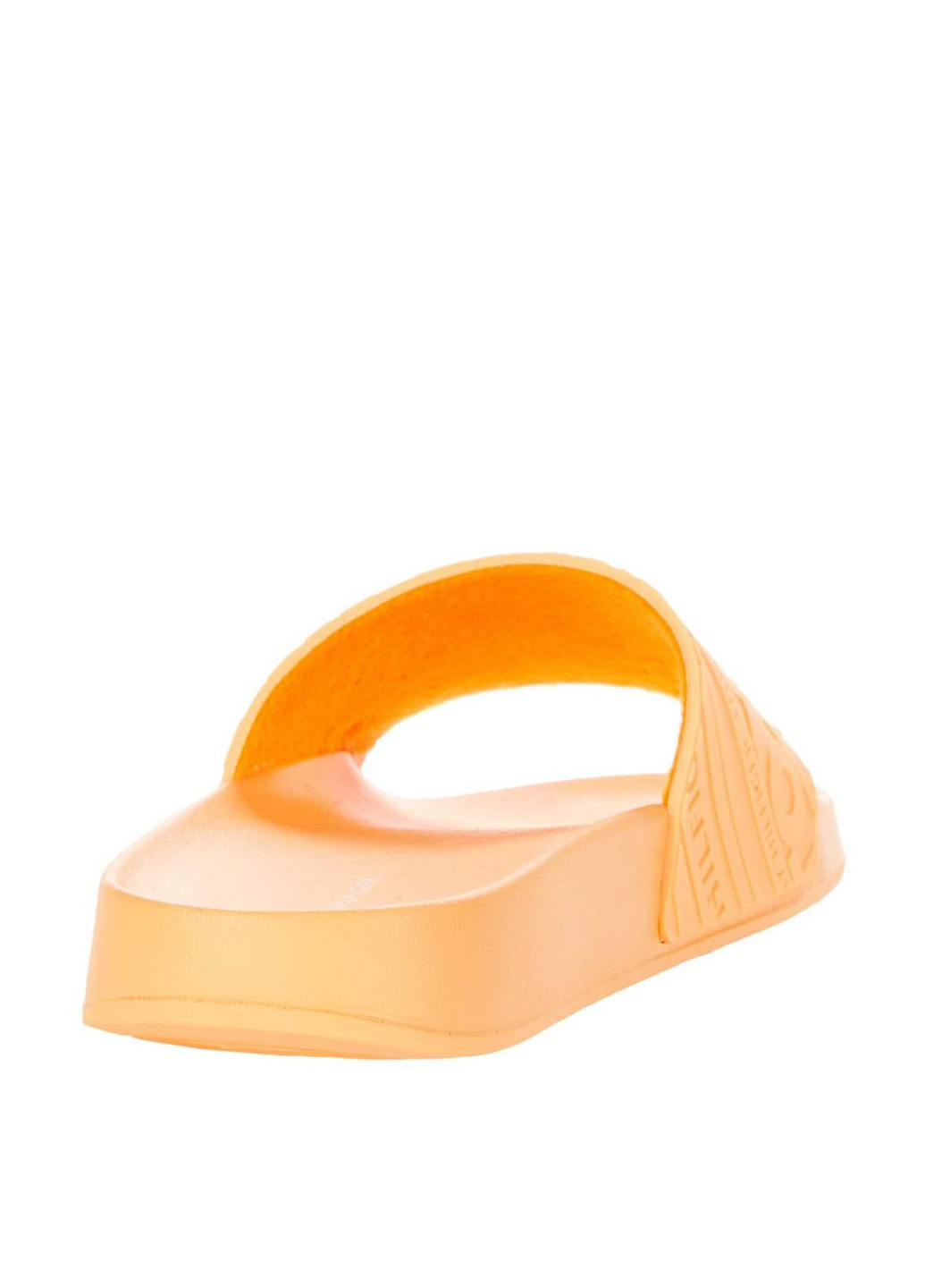Оранжевые шлепанцы Tommy Hilfiger с логотипом