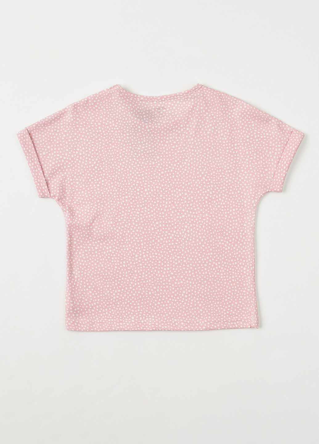 Розовая летняя футболка KRAKO