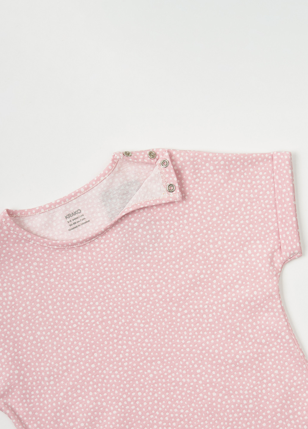 Розовая летняя футболка KRAKO