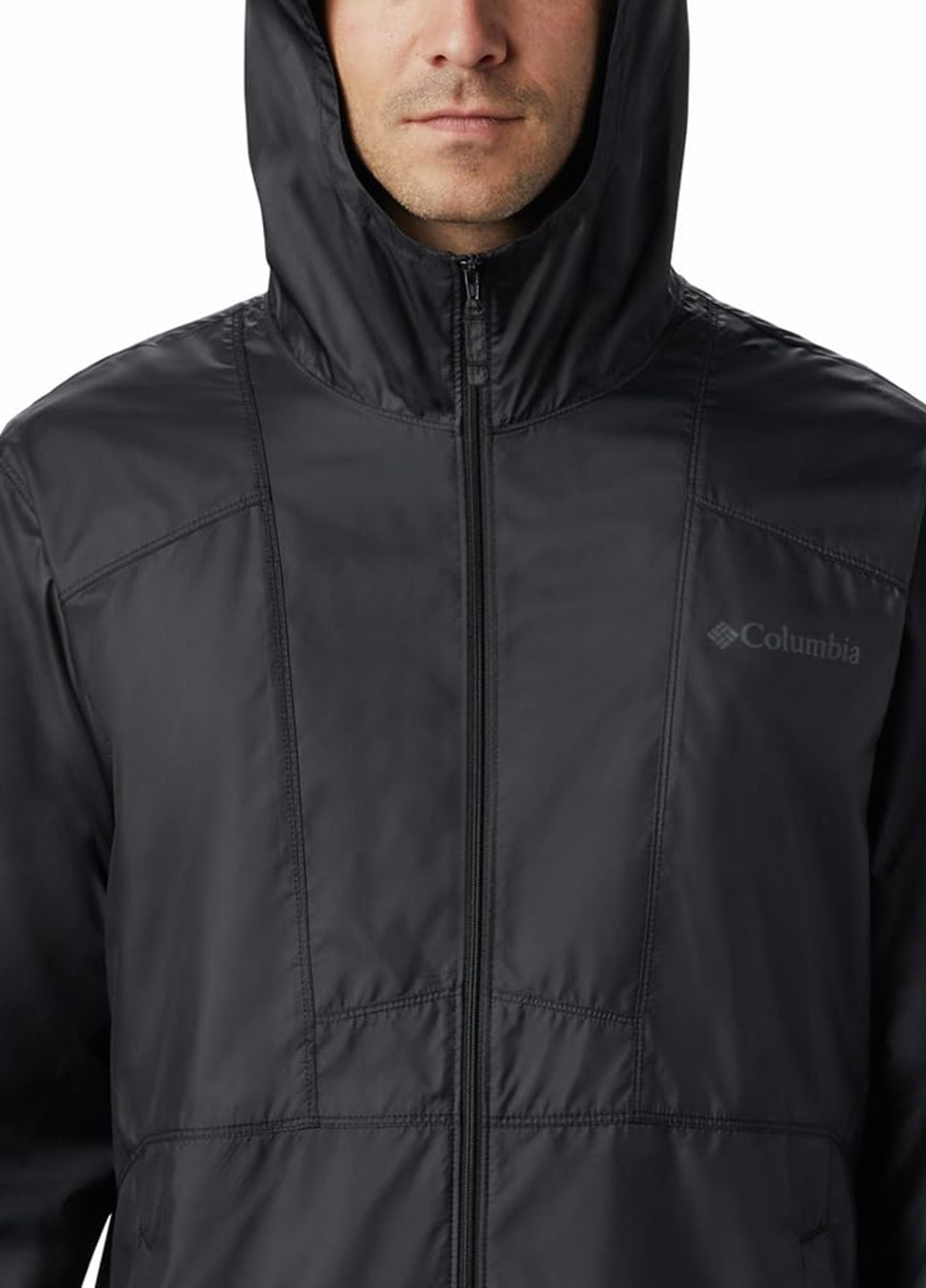 Чорна демісезонна вітровка Columbia