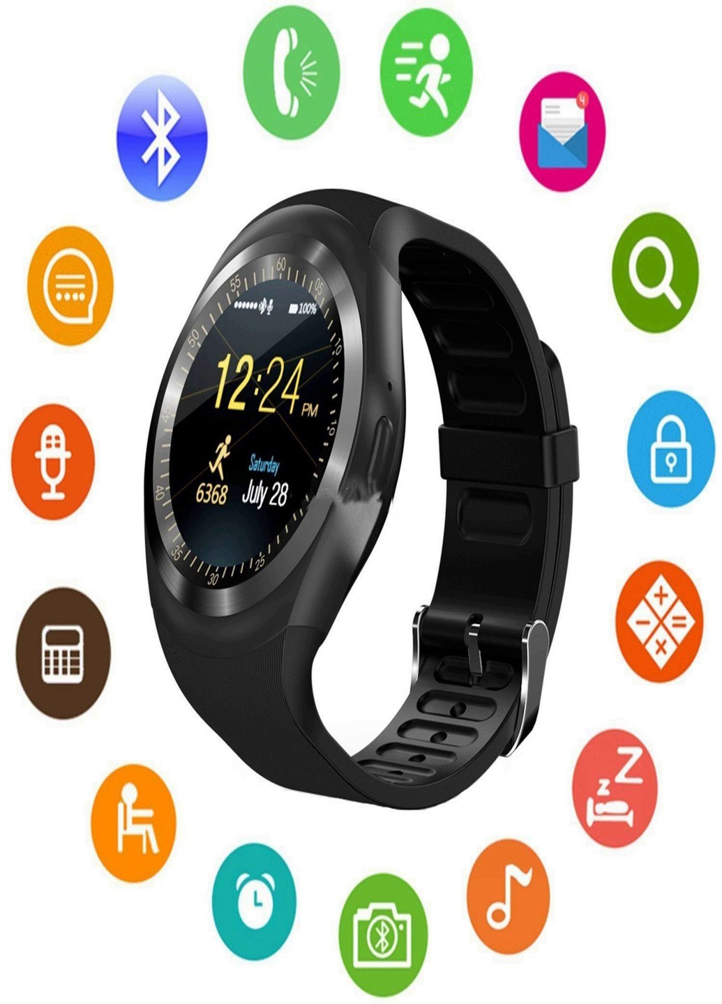 Розумні смарт-годинник з слотом під SIM карту Bluetooth (7874092-В) Francesco Marconi (230586713)